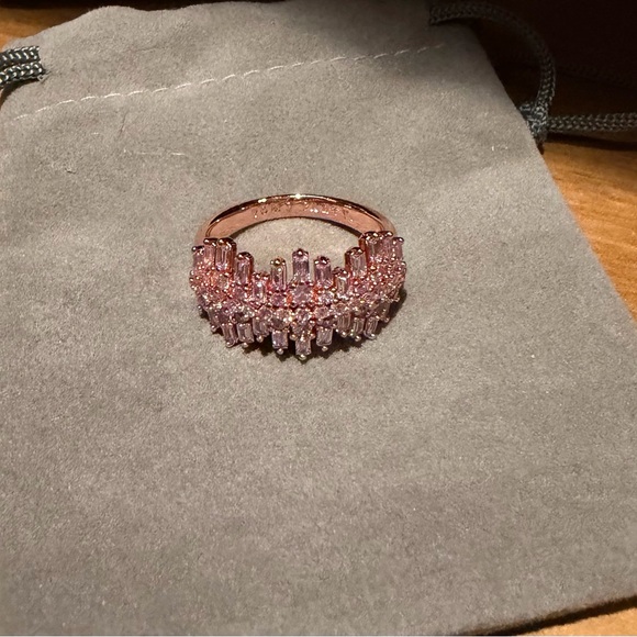 Bomb Party Jewelry - Bomb Party rose gold baguette ring sz8